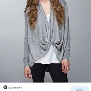 Lululemon Multi-way wrap sweater